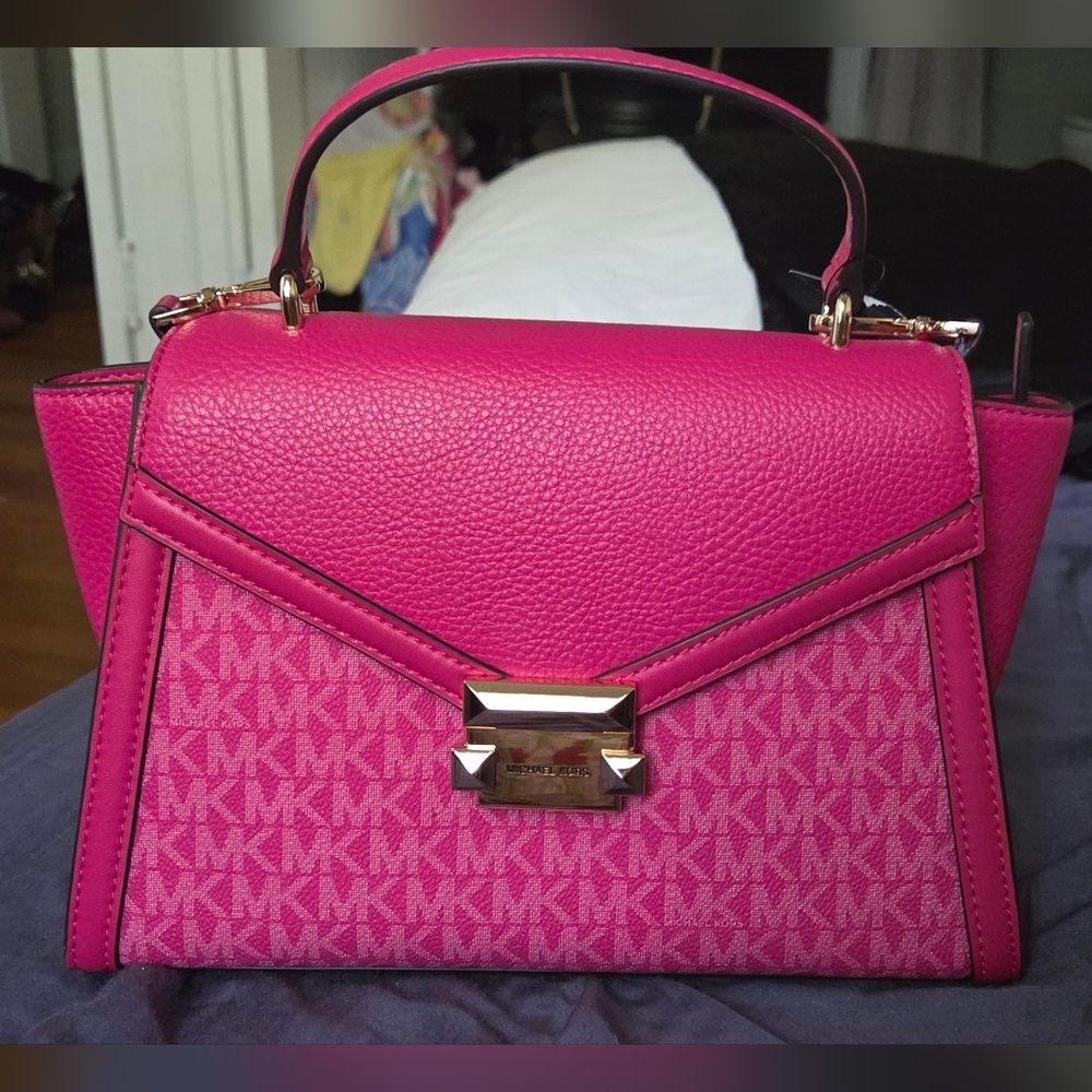 Michael Kors NWOT Fuchsia Satchel OFFER FRIENDLY